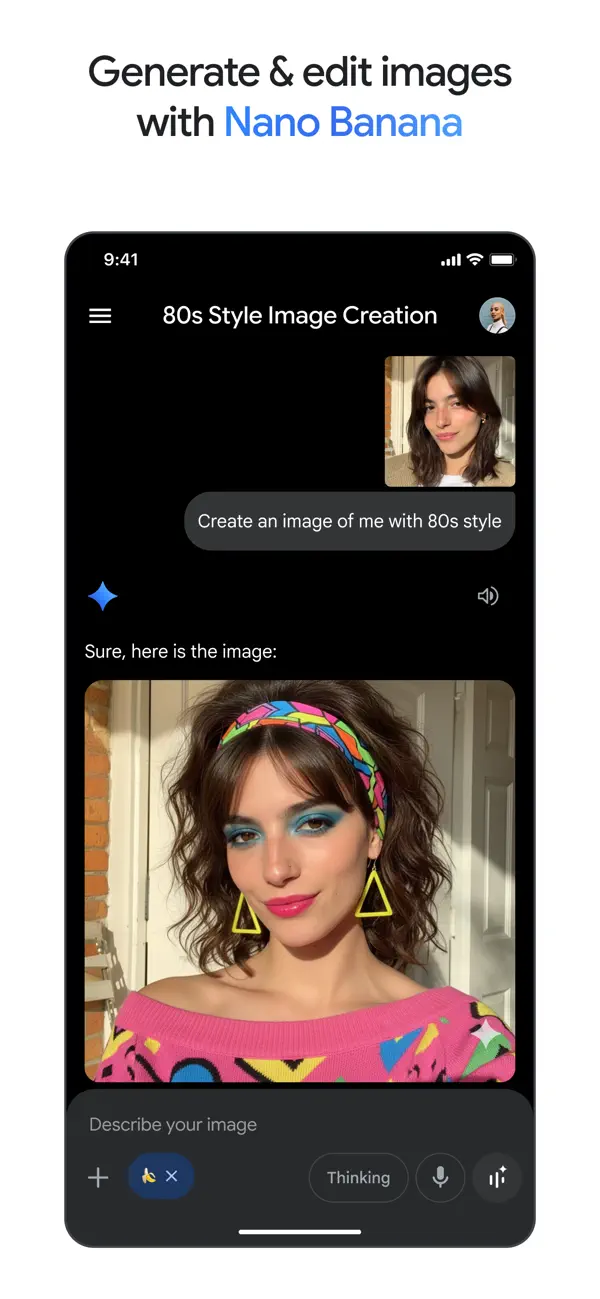 Official Gemini App Store screenshot showing the 2026 mobile app assistant surface.