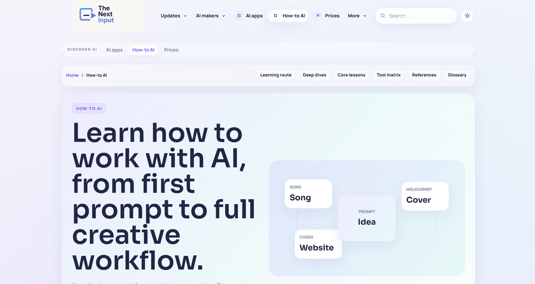 The Next Input Update: How to AI, Better Search and More Interactive Articles