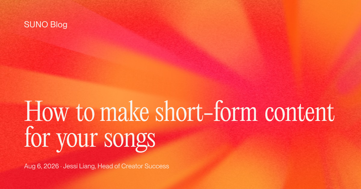 How to make short-form content for your songs