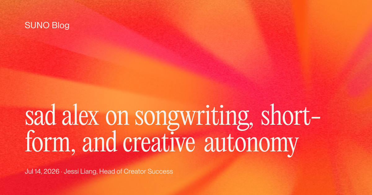 sad alex on songwriting, short-form, and creative autonomy