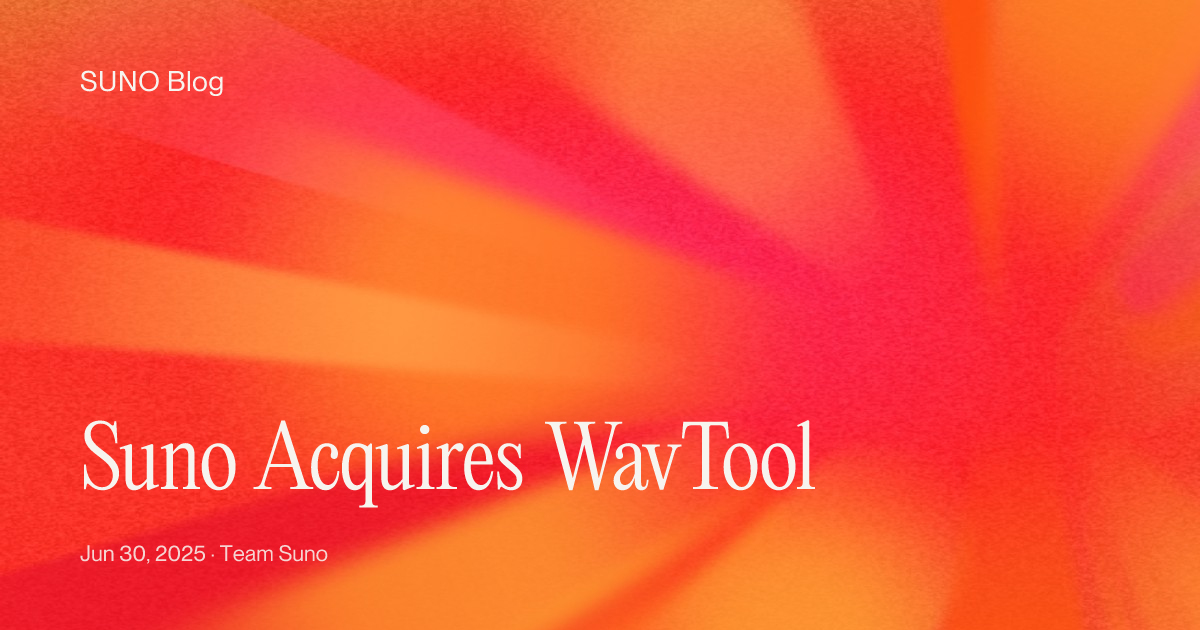 Suno Acquires WavTool