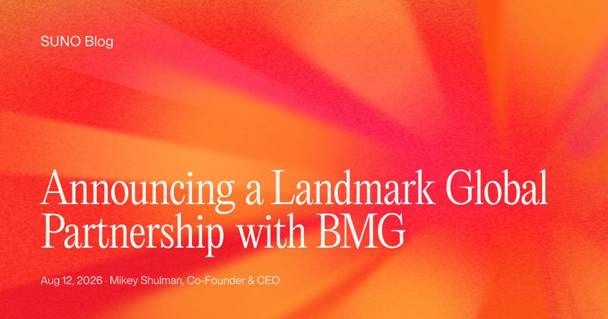 Announcing a Landmark Global Partnership with BMG